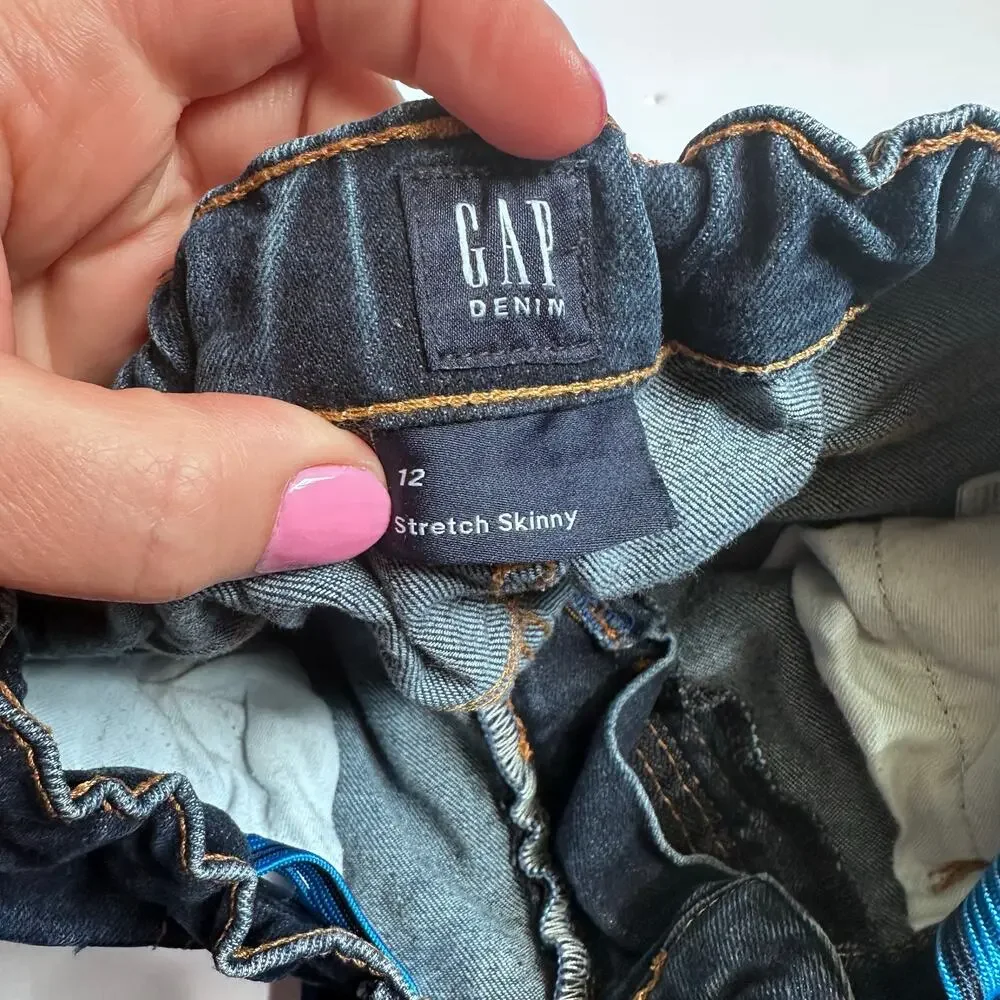 Gap Stretch Skinny Jeans - Size 12 - Adjustable Waist